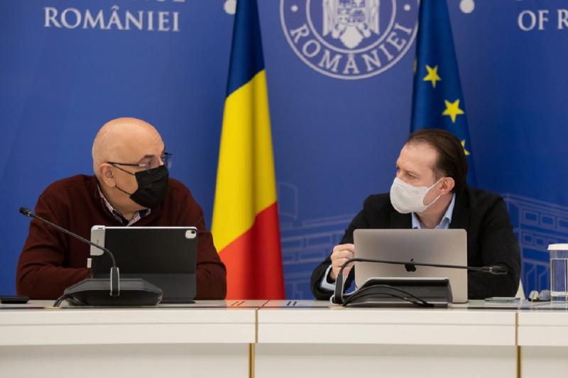 Florin Cîțu și Raed Arafat Florin Cîțu și Raed Arafat