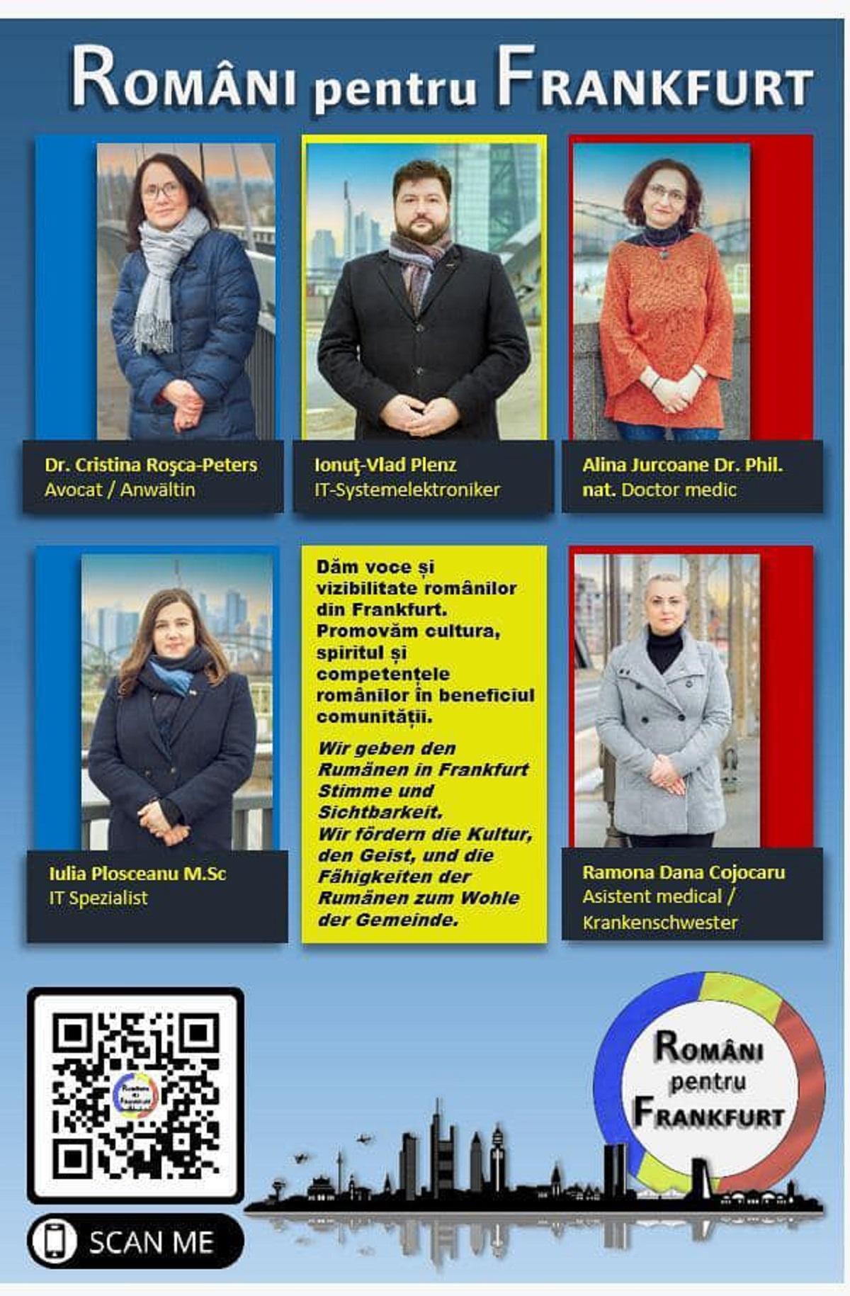 Membri din partidul Români pentru Frankfurt
