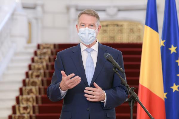 Klaus Iohannis va susţine o declaraţie de presă miercuri de la ora 17.00