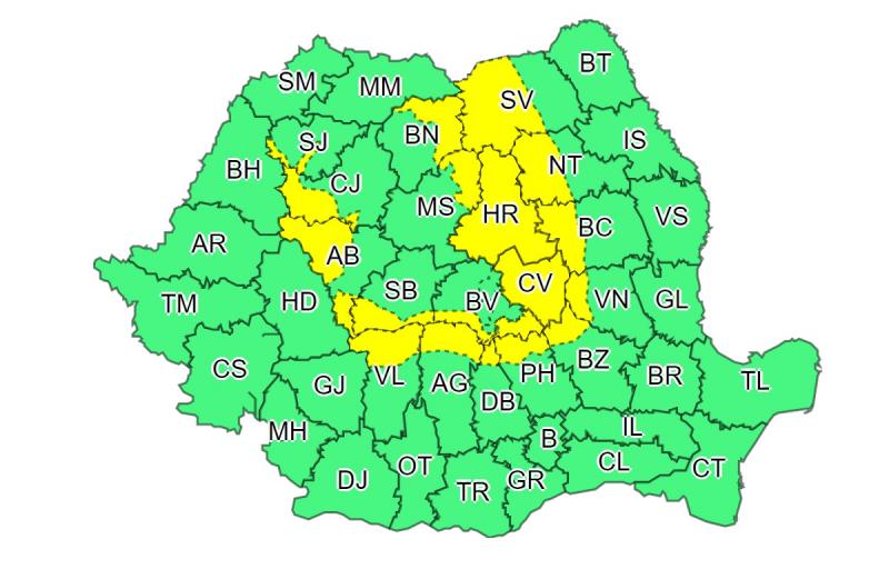 harta meteo ANM Harta meteo