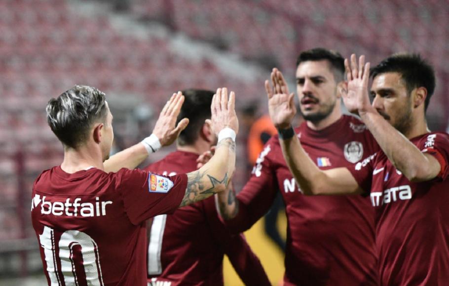 CFR Cluj, victorie în Liga I la fotbal CFR Cluj se bate cu FCSB pentru câştigarea Ligii I la fotbal