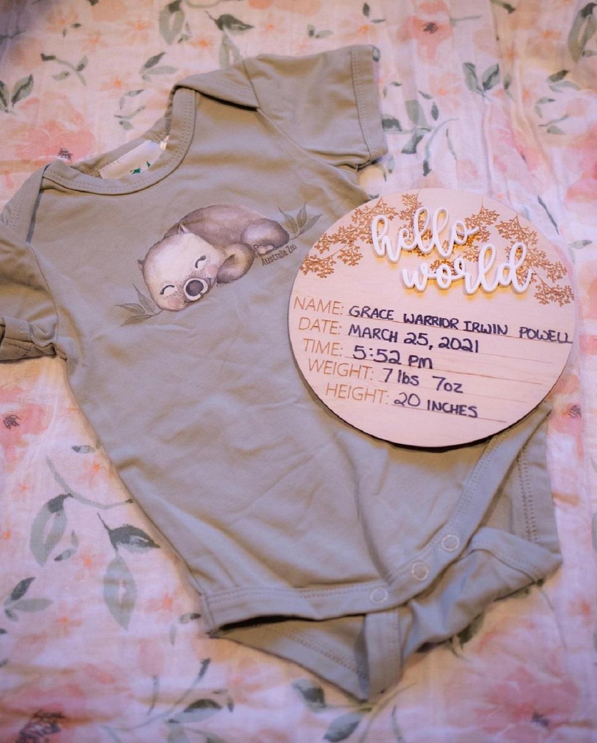 Primele poze publicate de după naşterea fetiţei