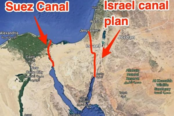 Cum au vrut americanii să construiască o alternativă la Canalul Suez, prin Israel, cu 520 de bombe nuclare