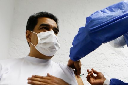 Campania de vaccinare împotriva Covid-19 a început în Venezuela la data de 18 februarie