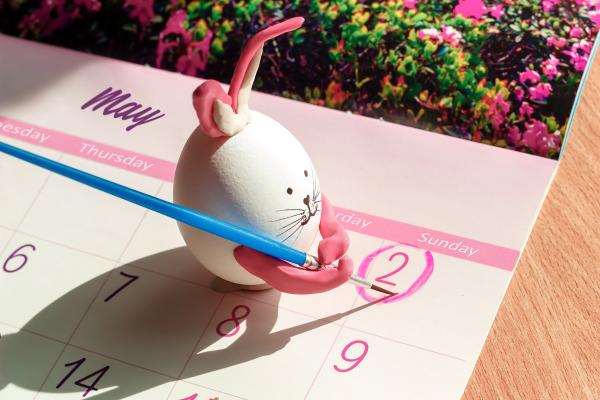 Calendar de Paşte