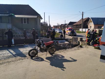 Dan a murit într-un accident de motocicletă produs în localitatea Nires, în Cluj