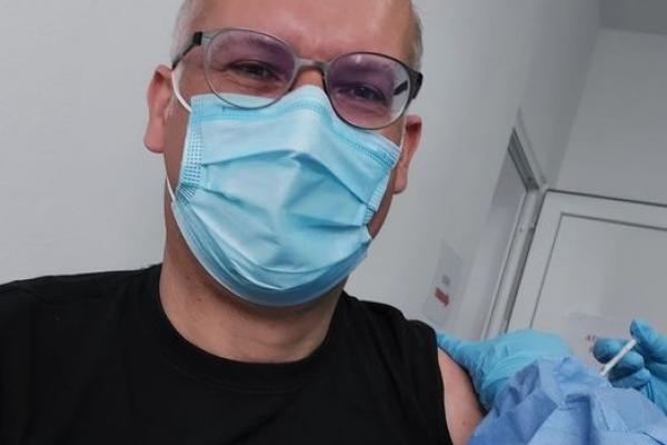 Jan-Erik Cardon s-a vaccinat într-un centru din Ilfov