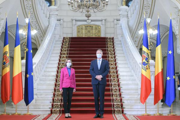 Klaus Iohannis și Maia Sandu, la întrevederea de la Palatul Cotroceni