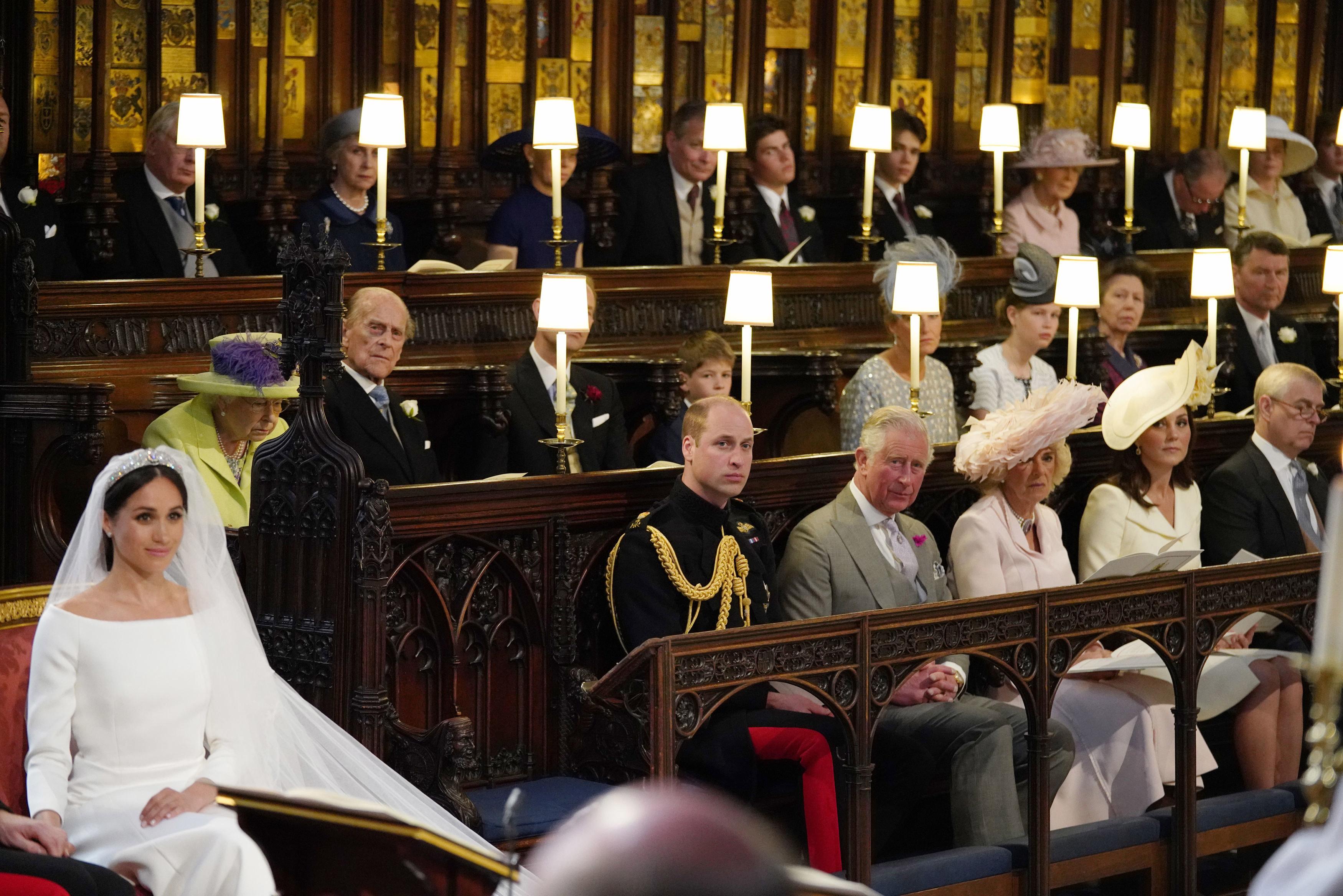 Ducele de Edinburgh în timpul nunții dintre Prințul Harry și Meghan Markle