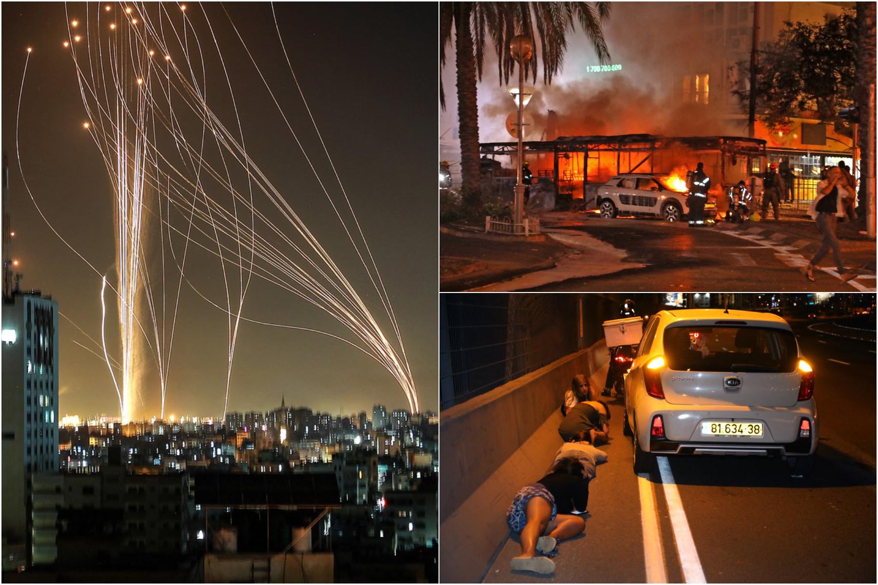 Iron Dome-ul a interceptat o ploaie de rachete către Tel-Aviv. O clădire Hamas cu 13 etaje din Gaza a fost distrusă de Israel