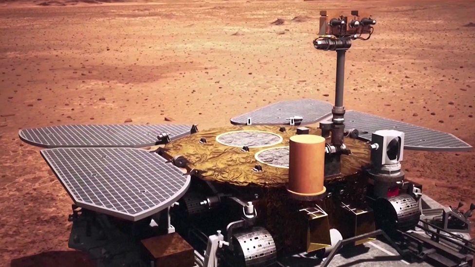China și-a plasat propriul rover pe Marte