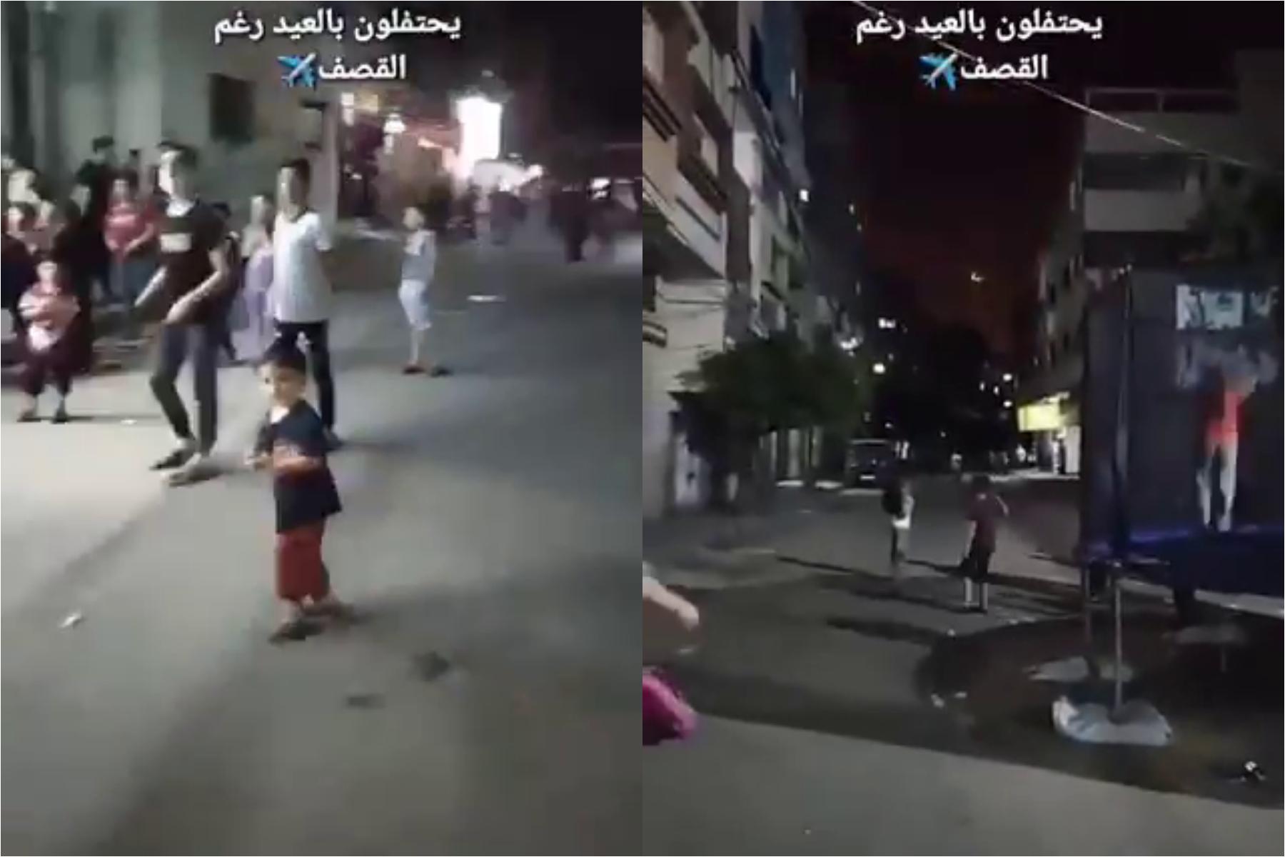 Imagini halucinante din infernul din Gaza. Copiii se joacă în stradă în timp ce bombele cad peste oraș. VIDEO Imagini halucinante din infernul din Gaza. Copiii se joacă în stradă în timp ce bombele cad peste oraș. VIDEO