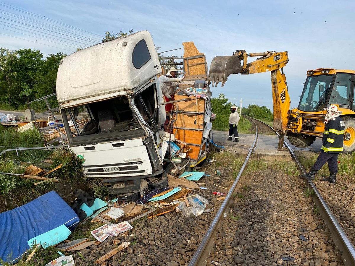 Imagini de la faţa locului