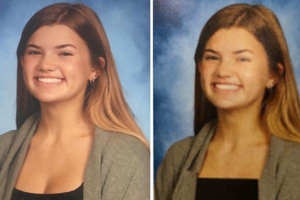 Trupul tinerei Riley O'Keefe, de 15 ani, modificat de reprezentanții liceului