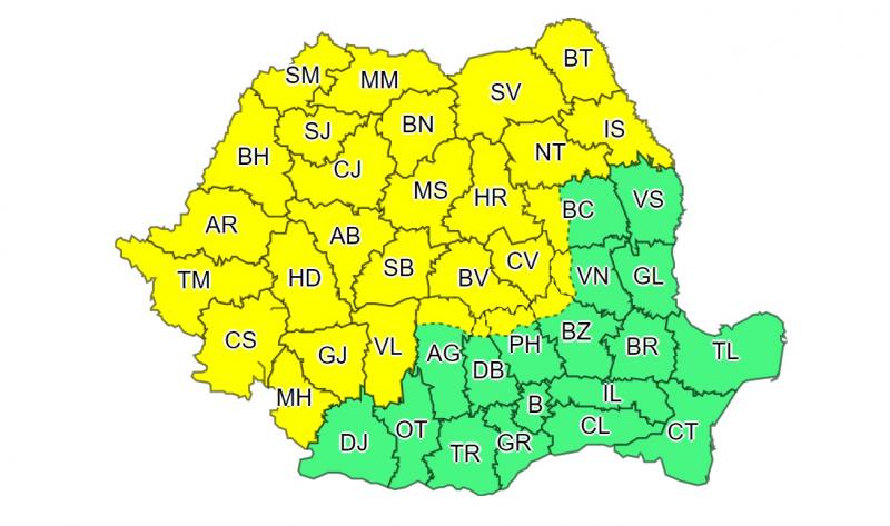 Cod Galben de vreme rea