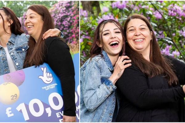 O mămică norocoasă va primi 10.000 de lire lunar, timp de un an, după ce fiica i-a oferit un bilet câştigător chiar de ziua ei, în Londra