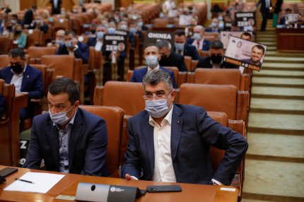 Marcel Ciolacu în Parlament