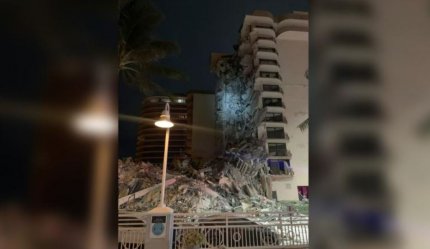 Un bloc de apartamente s-a prăbușit parțial în Miami. Zeci de salvatori caută supraviețuitori. VIDEO