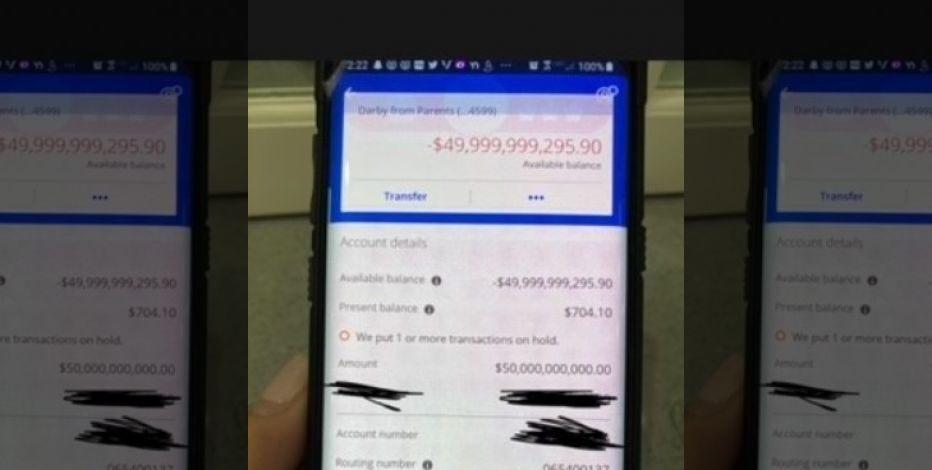 O familie din SUA s-a trezit în cont cu 50 de miliarde $: "Niciodată nu am vazut atât de multe zerouri" O familie din SUA s-a trezit în cont cu 50 de miliarde $: "Niciodată nu am vazut atât de multe zerouri"