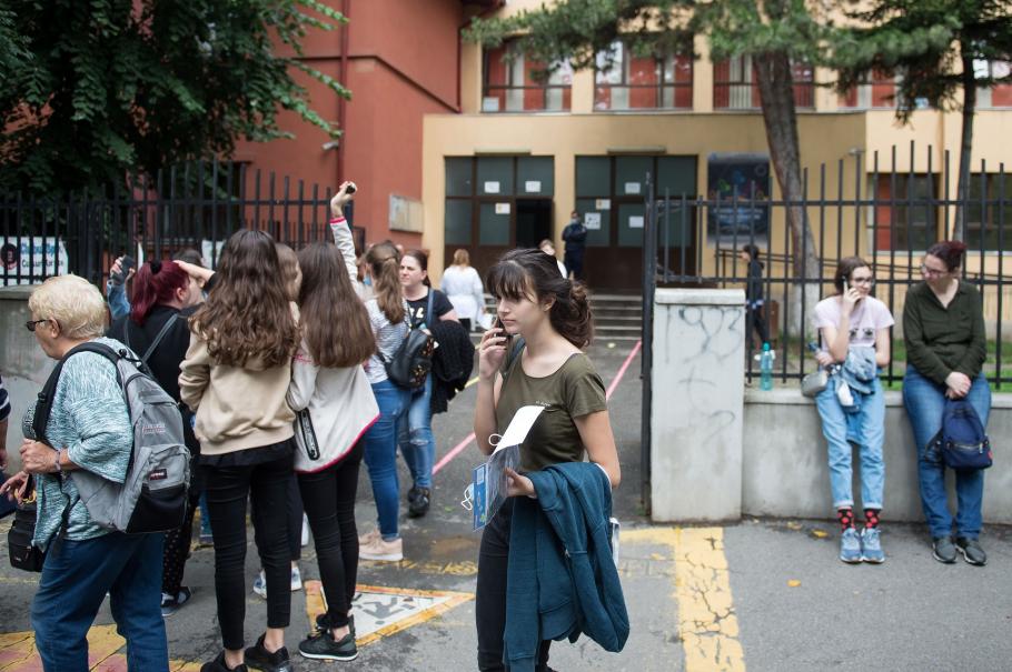 Elevi după examenul de Evaluare Națională elevi la Evaluarea Națională