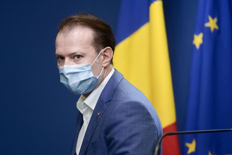 România vinde un milion de doze de vaccin Pfizer Danemarcei. Florin Cîţu: ”Ţinta era să eliminăm pandemia şi a fost atinsă” Florin Cîţu, la finalul unei declarații de presă