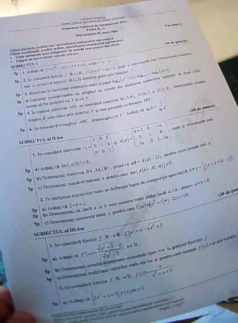 Subiecte BAC mate info