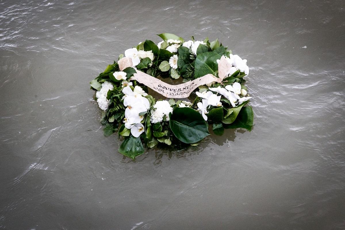 Depunere de coroane în memoria victimelor din "Dezastrul Zeebruge"