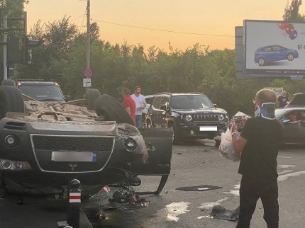 Alin Petrache a scăpat nevătămat din accidentul în care a fost implicat