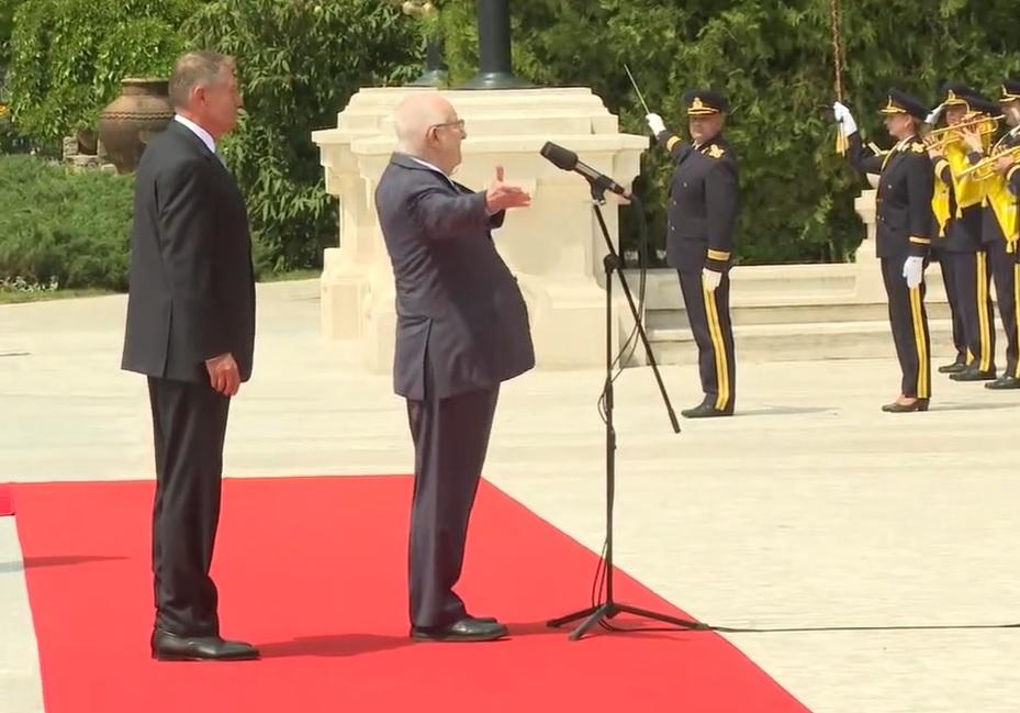 Klaus Iohannis l-a primit, la Cotroceni, pe Reuven Rivlin, preşedintele Israelului