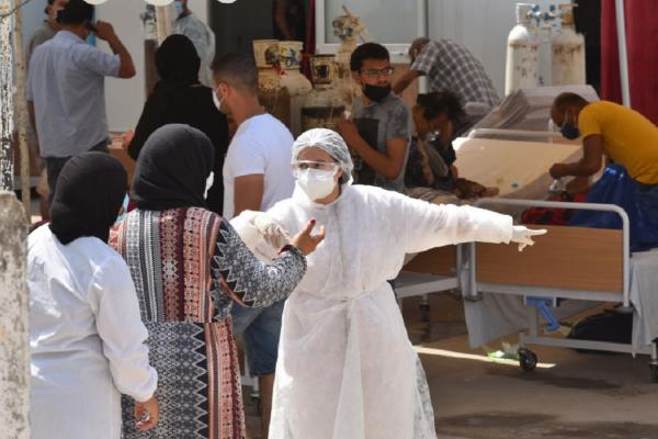 Sistemul sanitar tunisian, in colaps dup[ cre;terea cayurilor de infect[ri cu Delta