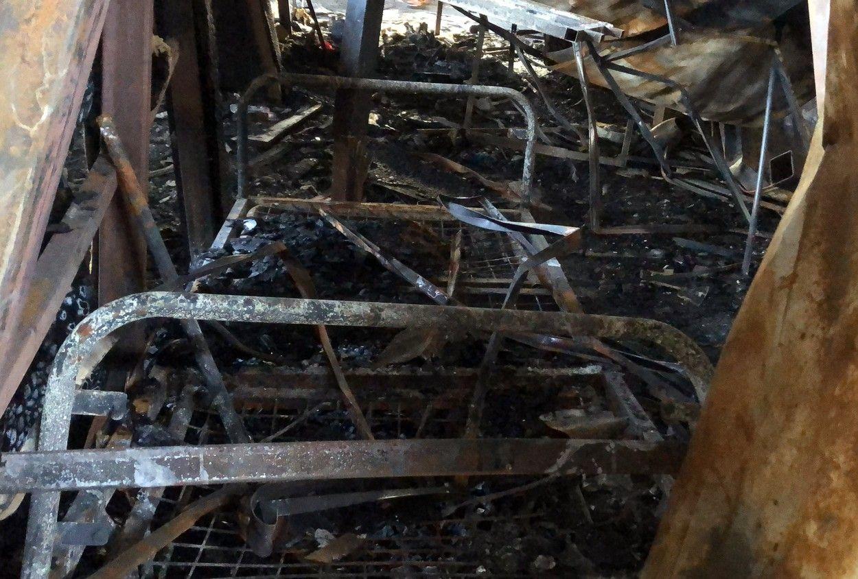 Imagini cutremurătoare cu spitalul Covid devastat de incendiu, în Irak