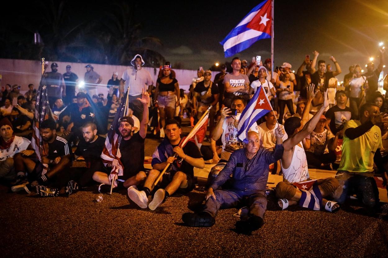 Mai multe persoane au protestat duminică, în Cuba