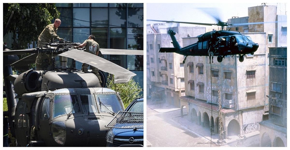 Povestea elicopterelor Black Hawk, devenite celebre graţie filmului "Black Hawk Down" Bucureştenii s-au simţit, pentru câteva momente, precum în celebra peliculă "Black Hawk Down"