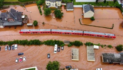 Indunaţii devastatoare în Germania