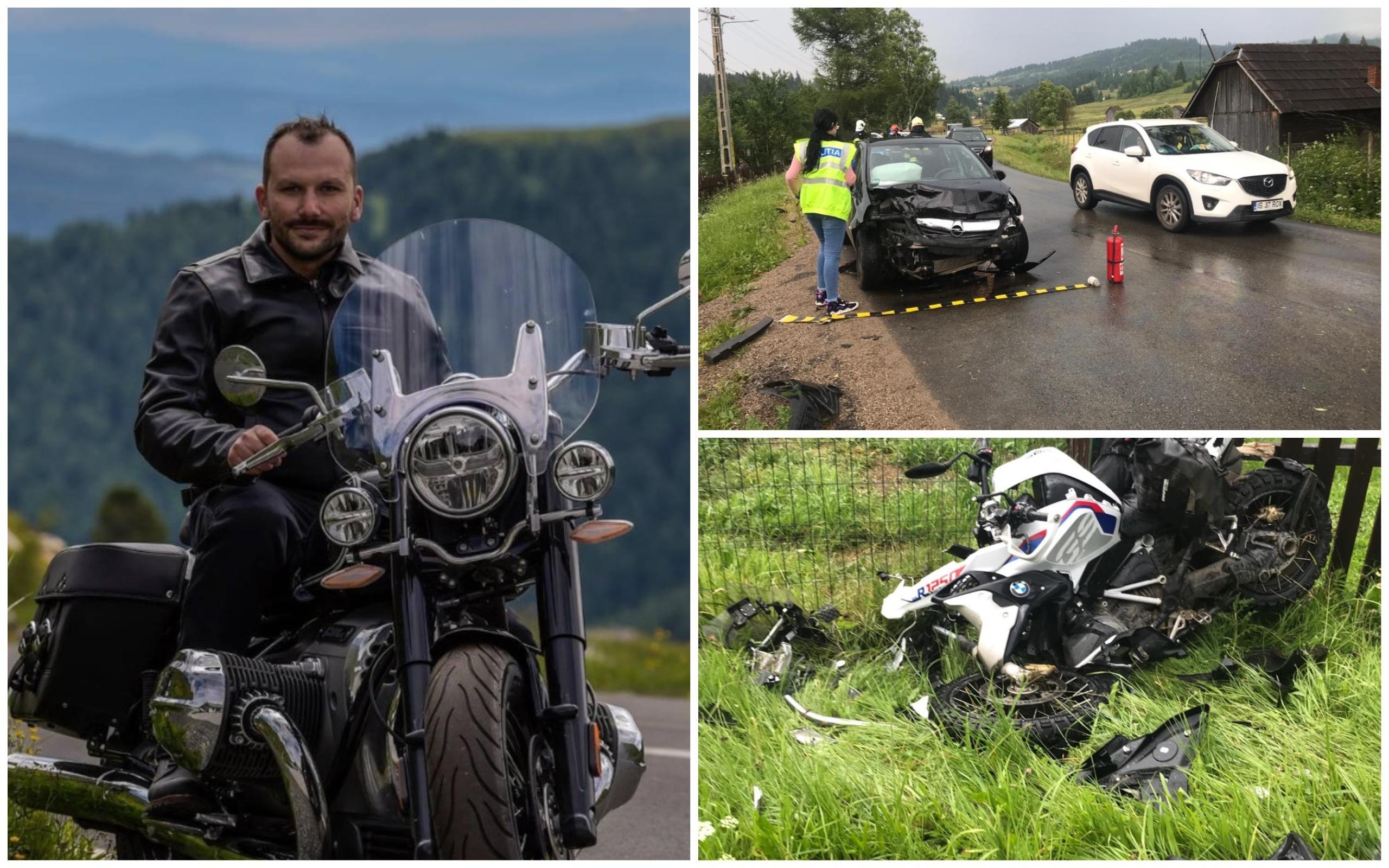 Un cunoscut motociclist de 33 ani a murit după ce a pierdut controlul într-o curbă, la Șaru Dornei