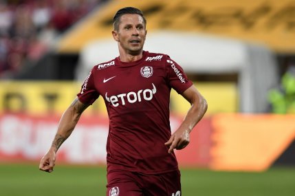 Ciprian Deac a deschis scorul pentru CFR Cluj în meciul cu FC Universitatea Craiova