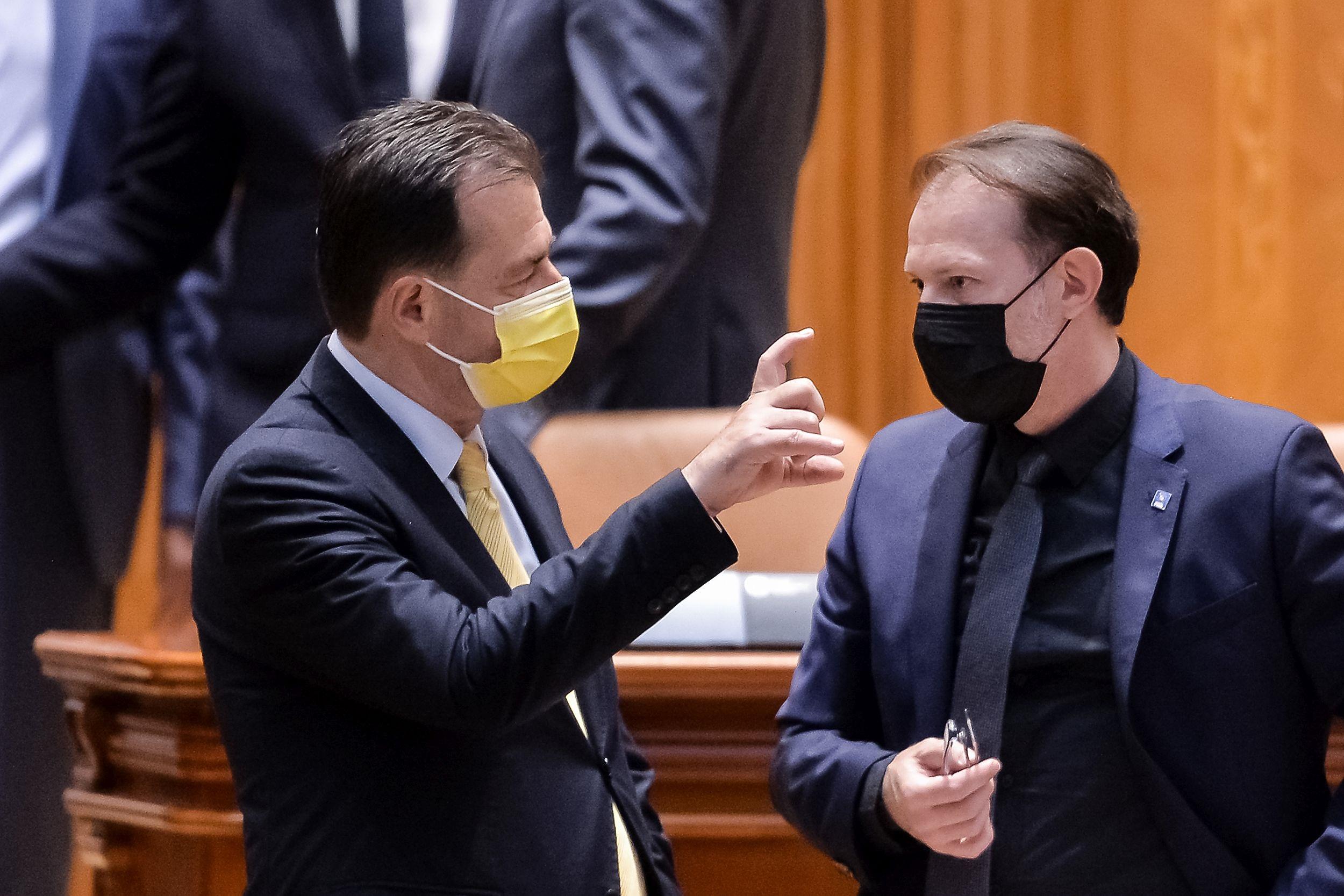 Ludovic Orban și Florin Cîțu Ludovic Orban și Florin Cîțu