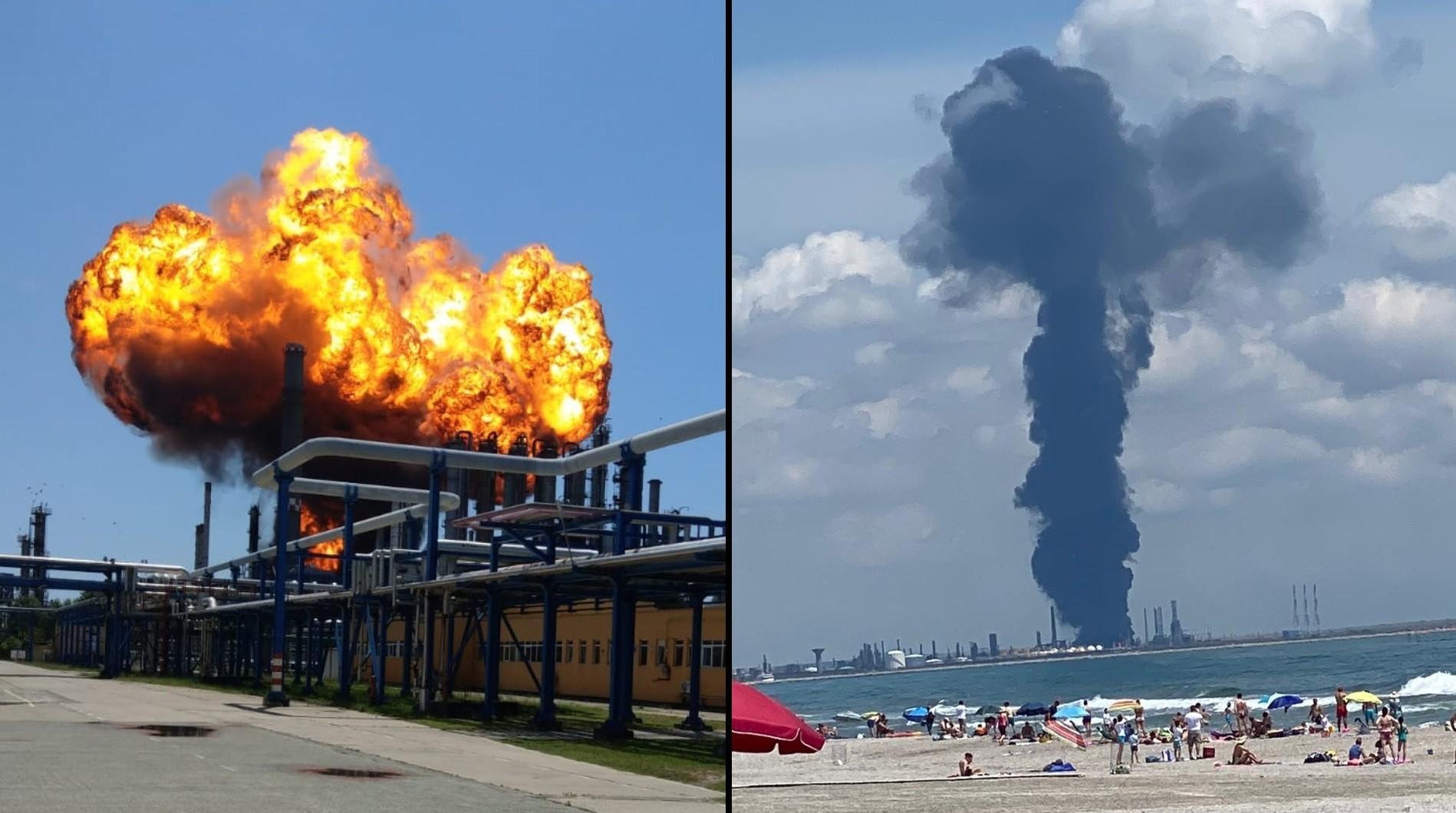 explozie Petromidia explozie la Rafinăria Petromidia