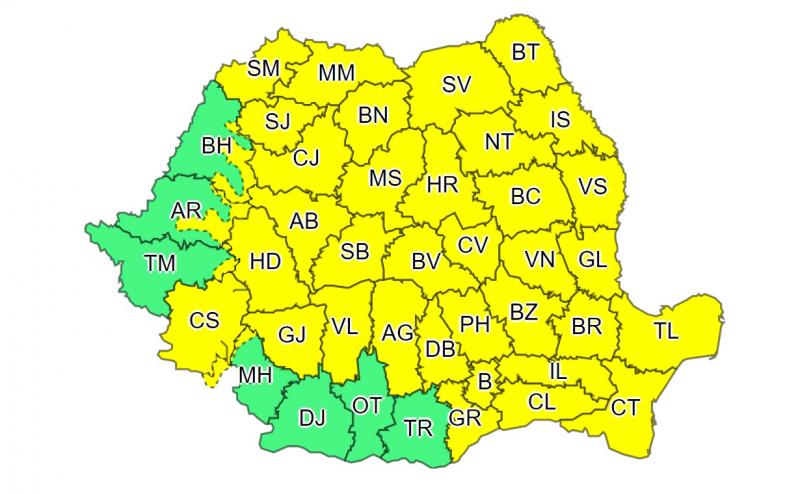 Cod Galben de vreme rea