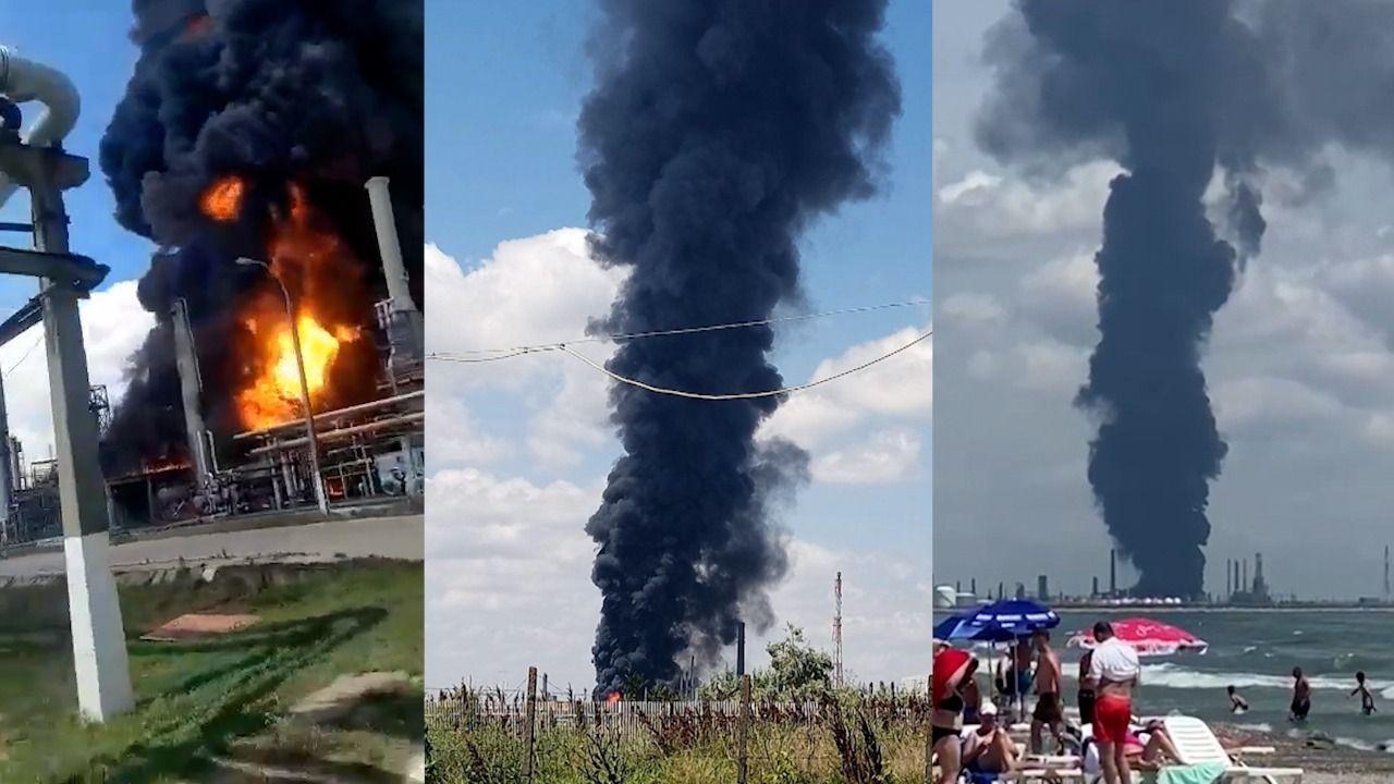 Explozie la Rafinăria Petromidia: un mort și cinci răniți. Incendiul a fost lichidat. Lucian Bode: Se putea produce o catastrofă