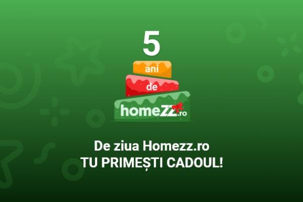 (P) De ziua HomeZZ.ro, tu primești cadoul!