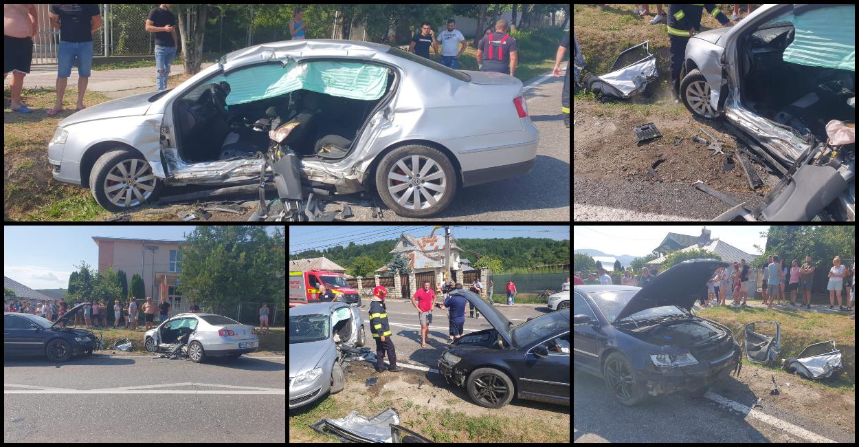 Accident cu cinci victime în Bacău