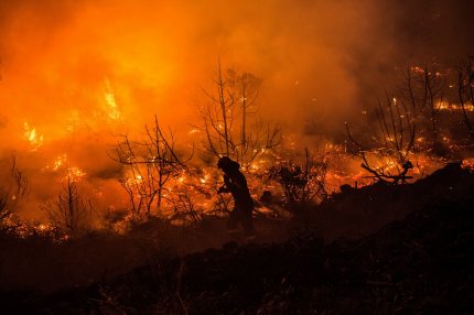 Dezastru fără precedent, în Sardinia, din cauza incendiilor de vegetație.