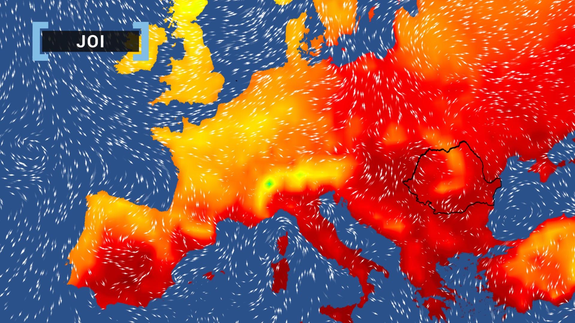 prognoza meteo 29 iulie 2021 harta meteorologică