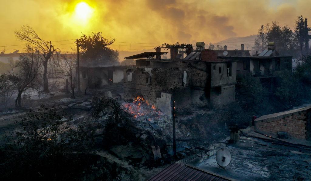 Incendii de vegetaţie în Turcia