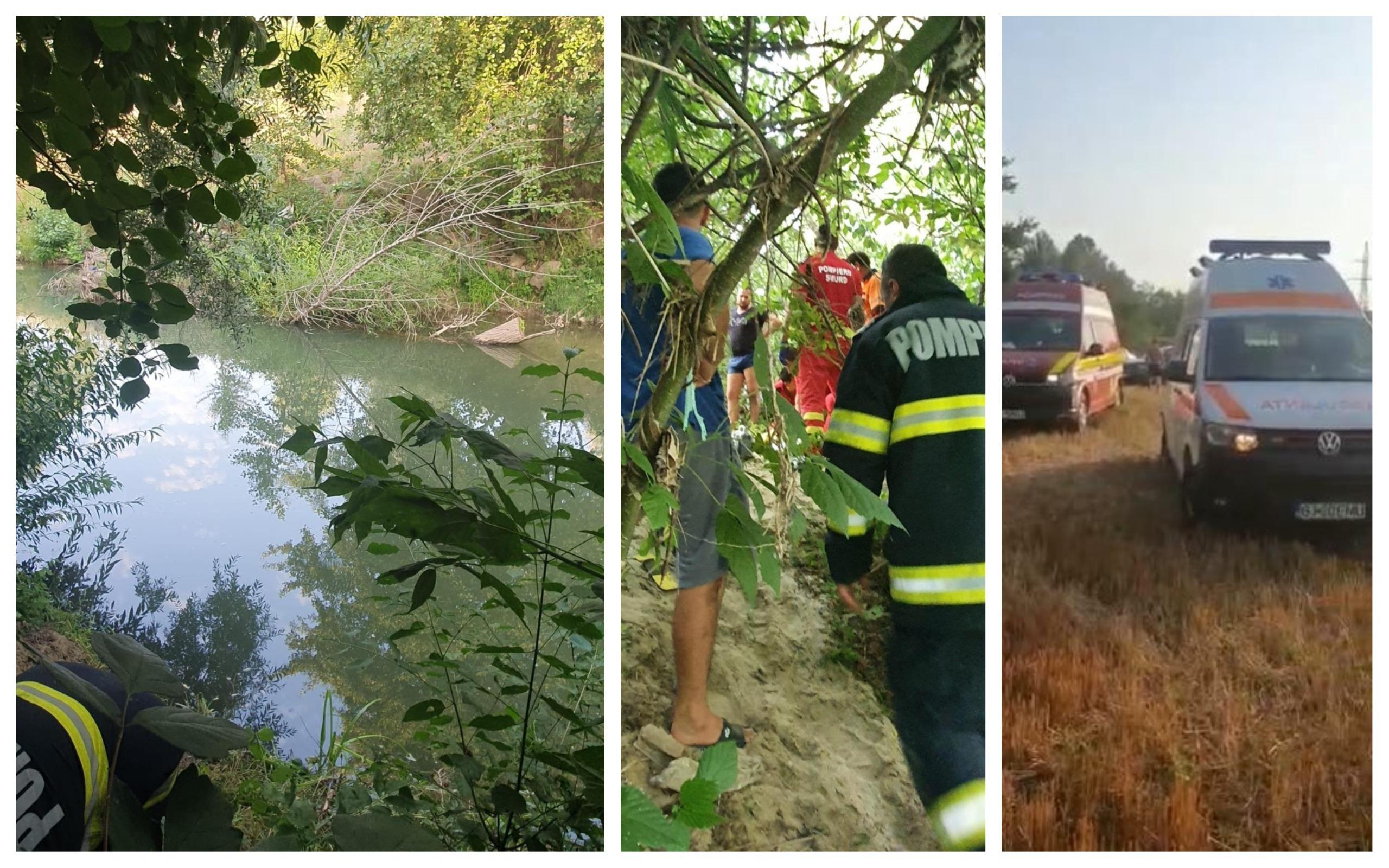 Un copil de 8 ani, mama și bunicul acestuia au murit înecați în râul Motru Un copil de 8 ani, mama și bunicul acestuia au murit înecați în râul Motru