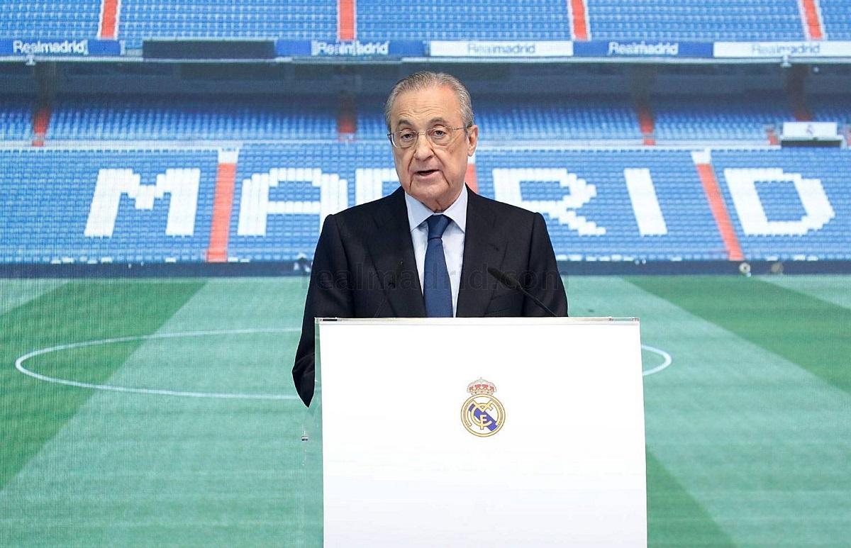 Oficialii lui Real Madrid insistă, din nou, pentru înfiinţarea Super Ligii Europei Florentino Perez, preşedintele lui Real Madrid, este considerat mintea din spatele proiectului Super Liga Europei