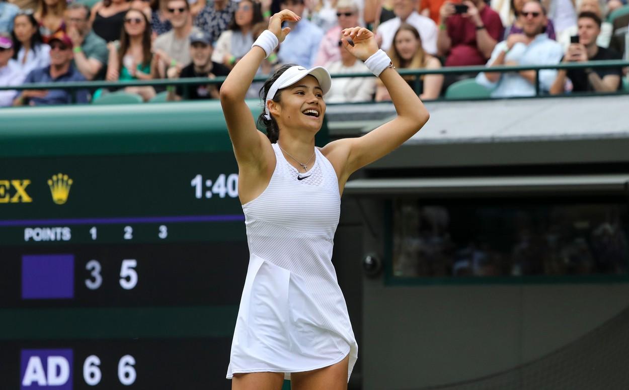 Emma Raducanu, supriza momentului la Wimbledon