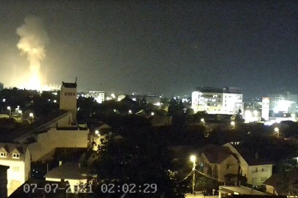 Explozie urmată de incendiu la combinatul Azomureș