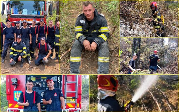 Pompierii români, impresionaţi de gestul localnicilor greci: "Ne-au aşteptat special să ne aplaude, am rămas uimiţi"